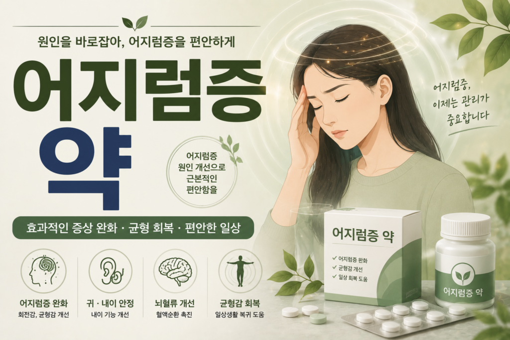 어지럼증 약