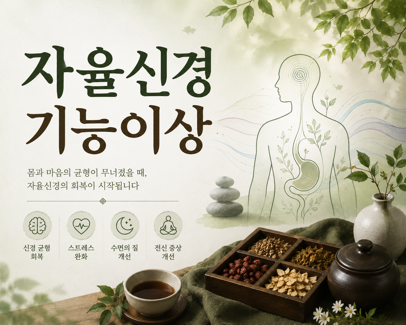 자율신경기능이상 — 원인 파악부터 한방 치료까지