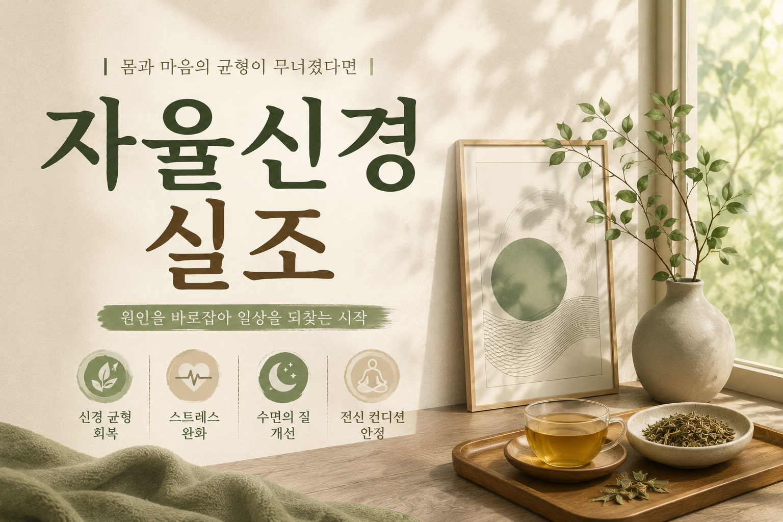 자율신경실조 — 증상 원인부터 한방 치료까지